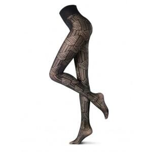 NIP Oroblu Abstract Mistery Tights 40 Size S Gray Melange New in Package